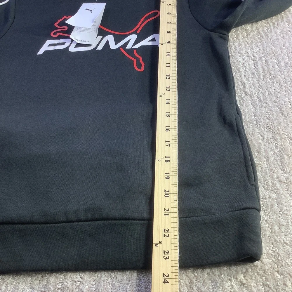 Puma Kids Black Pullover Hoodie & Track‎ Pants Set Loungewear Size M NWT - Picture 9 of 16
